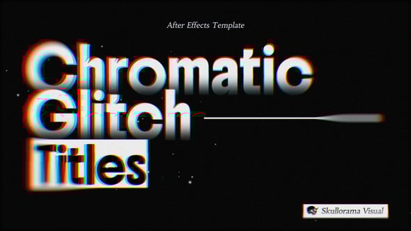 Videohive Chromatic Glitch Titles