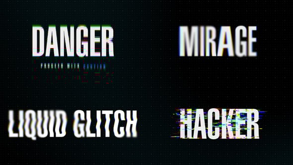 Videohive Glitch Titles 60340139