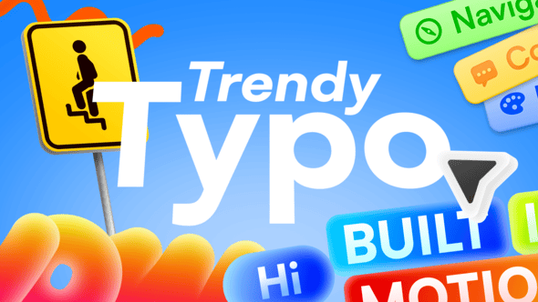 Videohive Trendy Typo