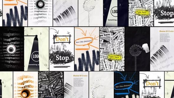 Videohive Incredible Abstract Typography Stories