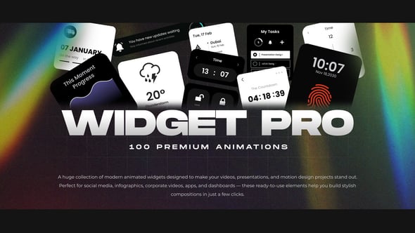 Videohive Widget Pro