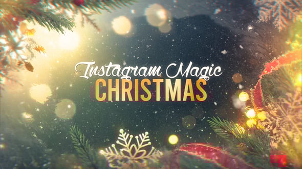 Videohive Magic Christmas – Instagram Slideshow