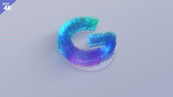 Videohive Digital White 3D Logo