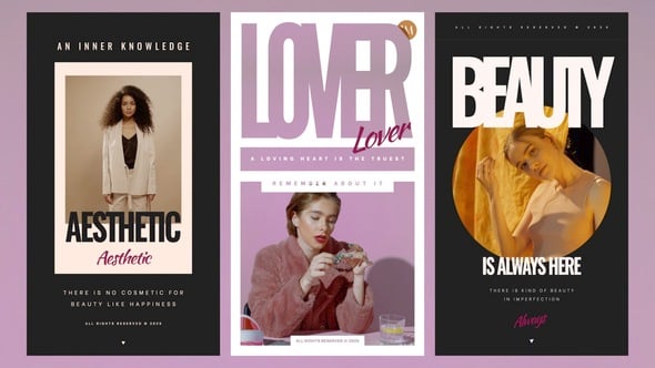 Videohive Aesthetic Stories