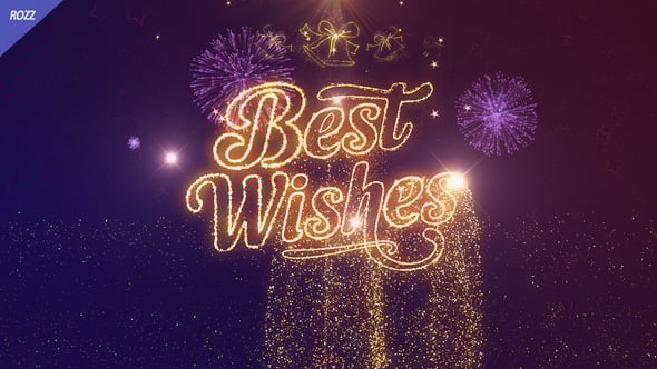 Videohive Best Wishes Line Gold