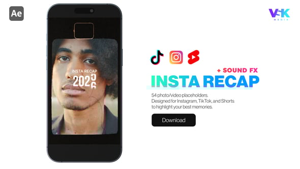 Videohive Social Media Recap