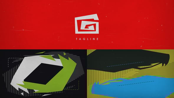 Videohive Retro Blaze Logo Reveal