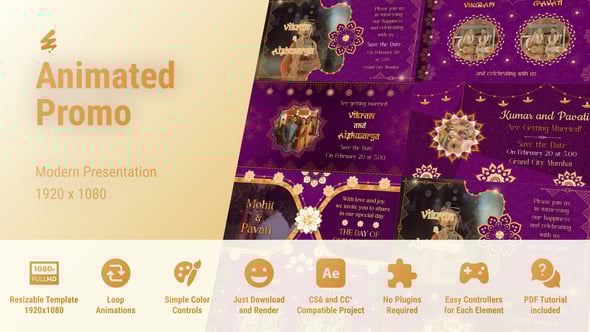 Videohive Save The Date Indian Invitation