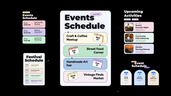 Videohive Events List