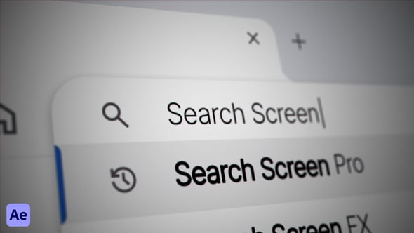 Videohive Search Screen Pro – Typing Animation