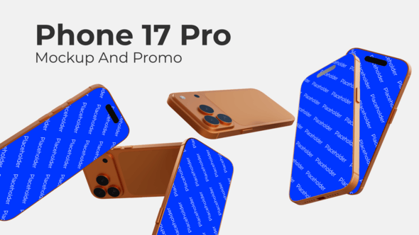 Videohive Phone 17 Pro Mockup And App Promo