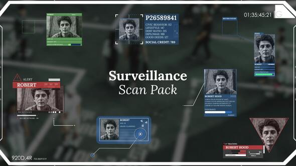 Videohive Surveillance Scan Pack