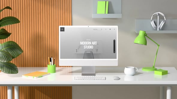 Videohive Sweet Room – Animated 3D Desktop Mockups Website Presentation