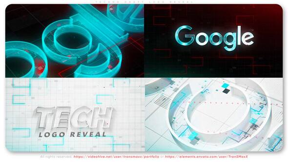 Videohive Techno Draft Logo Reveal – Futuristic Blueprint Animation