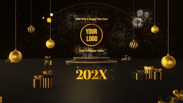 Videohive Happy New Year Logo 61028461