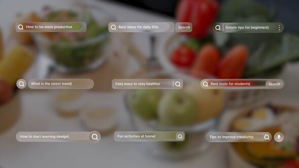 Videohive Liquid Glass Effect Search Bar