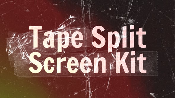 Videohive Tape Split Screen Kit