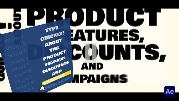 Videohive Typography Animation 60980924