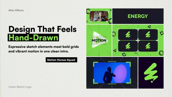 Videohive Urban Sketch Logo