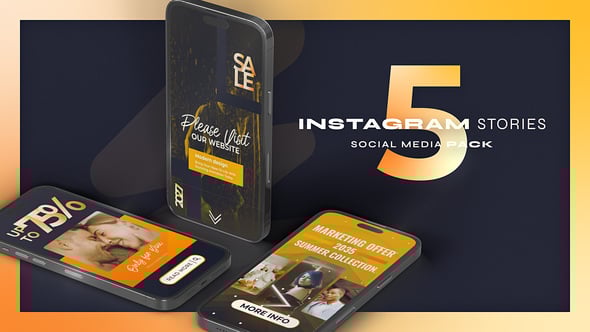 Videohive Instagram Sale Stories Orange