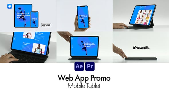 Videohive Web App Promo Mobile Tablet