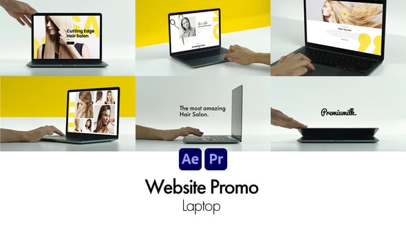 Videohive Website Promo Laptop