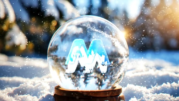 Videohive Merry Christmas Logo Reveal 61051636