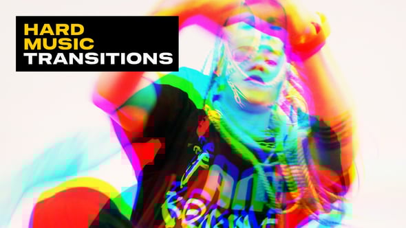 Videohive Hard Music Transitions | After Effects
