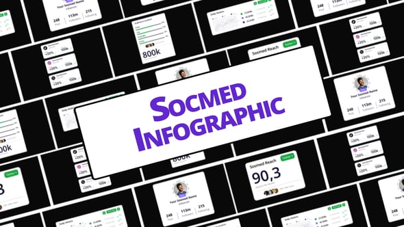 Videohive Social Media Infographic 60316843