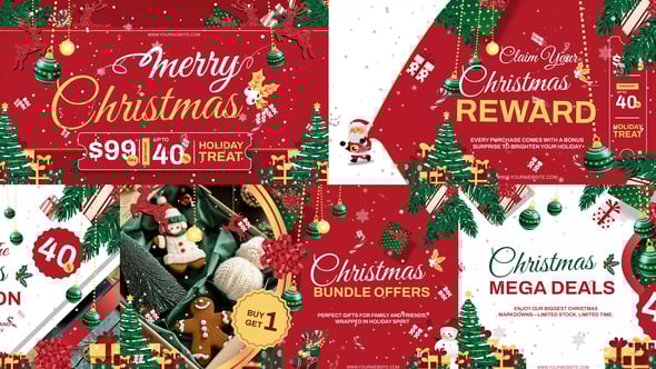 Videohive Christmas Sale Promo After Effect 60908659