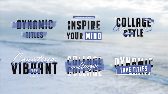 Videohive Bold & Tape Titles