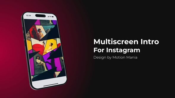 Videohive Multiscreen Intro for Instagram