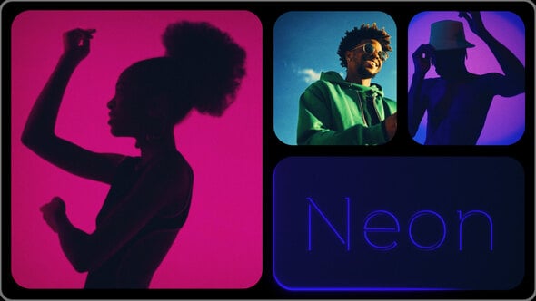Videohive Multiscreen Opener with Neon Effect