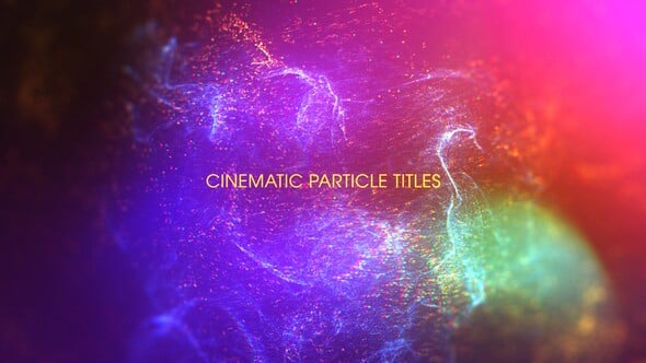 Videohive Cinematic Particles Titles 58031203