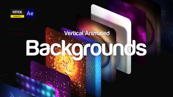 Videohive Vertical Animated Backgrounds | Social Media Pack