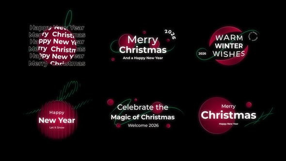Videohive Christmas & New Year Titles 60984817