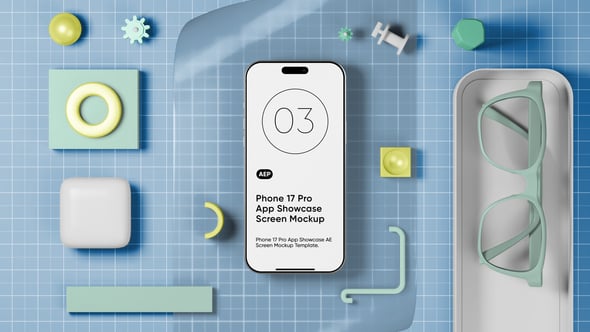 Videohive Phone 17 Pro App Showcase Screen Mockup