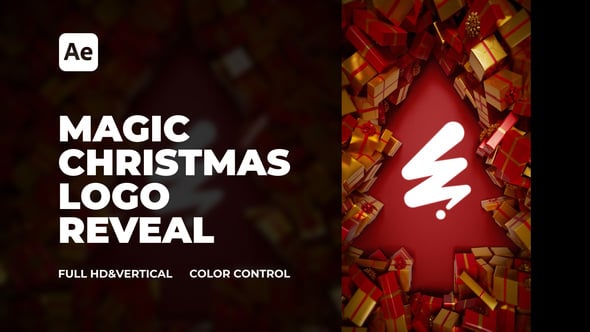 Videohive Magic Christmas Logo Reveal