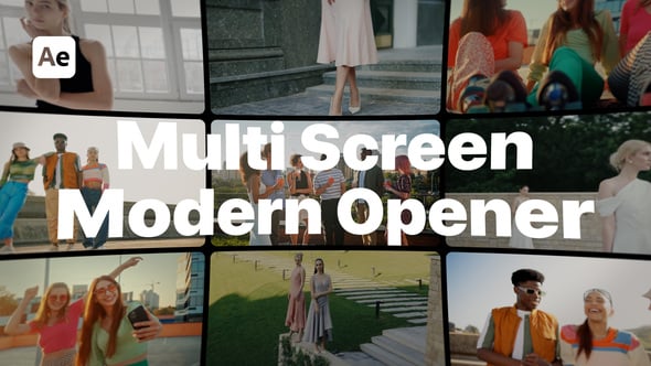 Videohive Multi Screen Modern Opener