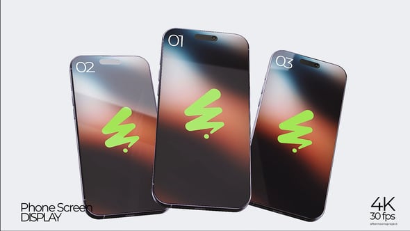 Videohive Phone Screen Mockup 60980555