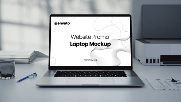 Videohive Website Promo Laptop Mockup 58714837