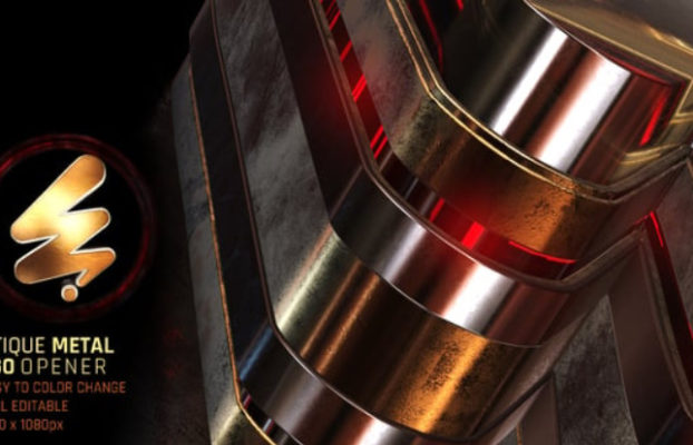 Videohive Antique METAL Logo Opener/Modern Glossy Logo Reveal