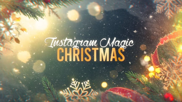 Videohive Magic Christmas – Instagram Slideshow