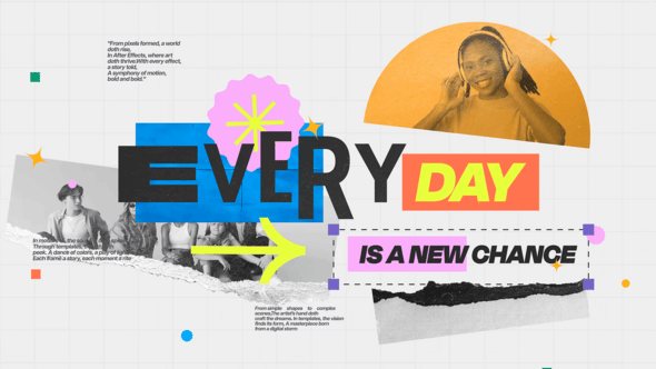 Videohive Ripped Typographic Intro