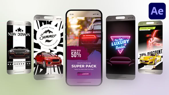 Videohive Instagram – Car Rental 01