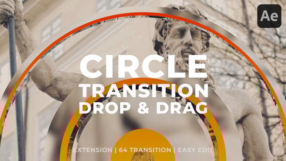 Videohive Clean Circle Transition 61357167