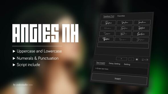Videohive Animated Typeface – Angies New House