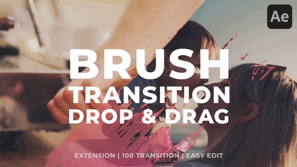 Videohive Brush Transition 61221874