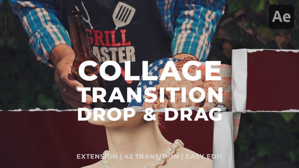 Videohive Collage Transitions 61322147