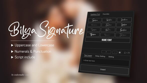 Videohive Animated Typeface – Bilya Signature